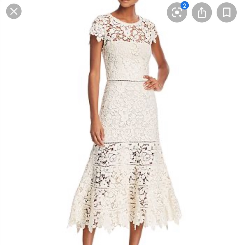 Joie "Celedonia" dress in lace-guipure